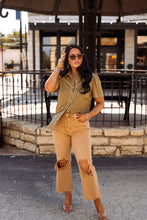 Load image into Gallery viewer, The Shorty Top in Olive

