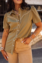 Load image into Gallery viewer, The Shorty Top in Olive
