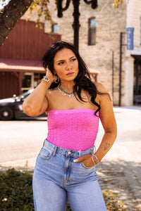 The Spring Tube Top in Pink