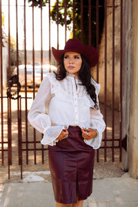 The Claya Top in White