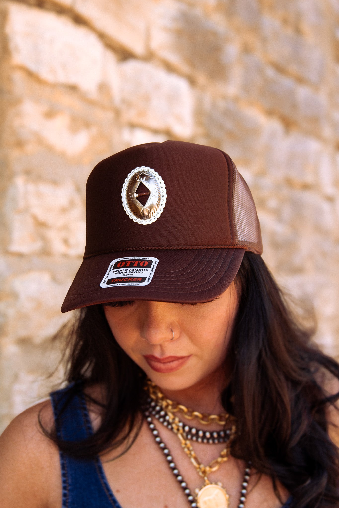 Ariat 06 Ladies Snap Back Aztec Cork Side Logo[Buy 2+ to Save on Shipping] Ariat Ladies Pony Aztec Cap - saddleupcolorado main image 4