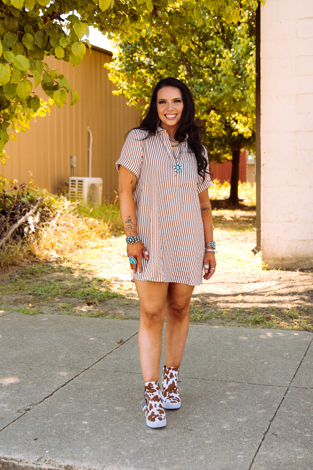 The Lynell Shirt Dress