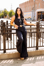 Load image into Gallery viewer, The Midnight Rodeo Jumpsuit
