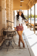 Load image into Gallery viewer, The Waynoka Shorts in Burgundy
