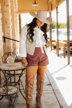 Load image into Gallery viewer, The Waynoka Shorts in Burgundy

