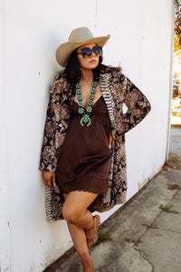 The Bain Snakeskin Coat