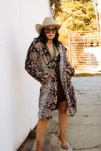 The Bain Snakeskin Coat