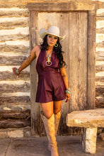 Load image into Gallery viewer, The Rodeo Rouge Romper
