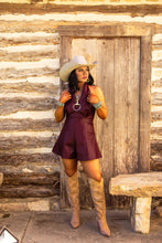 Load image into Gallery viewer, The Rodeo Rouge Romper

