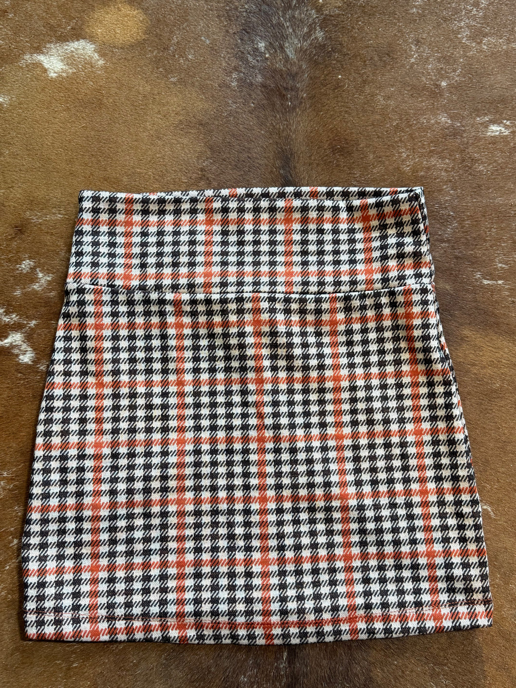 SALE 43. Plaid Skirt / SZ Small