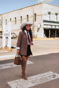 The Prairie Plaid Blazer