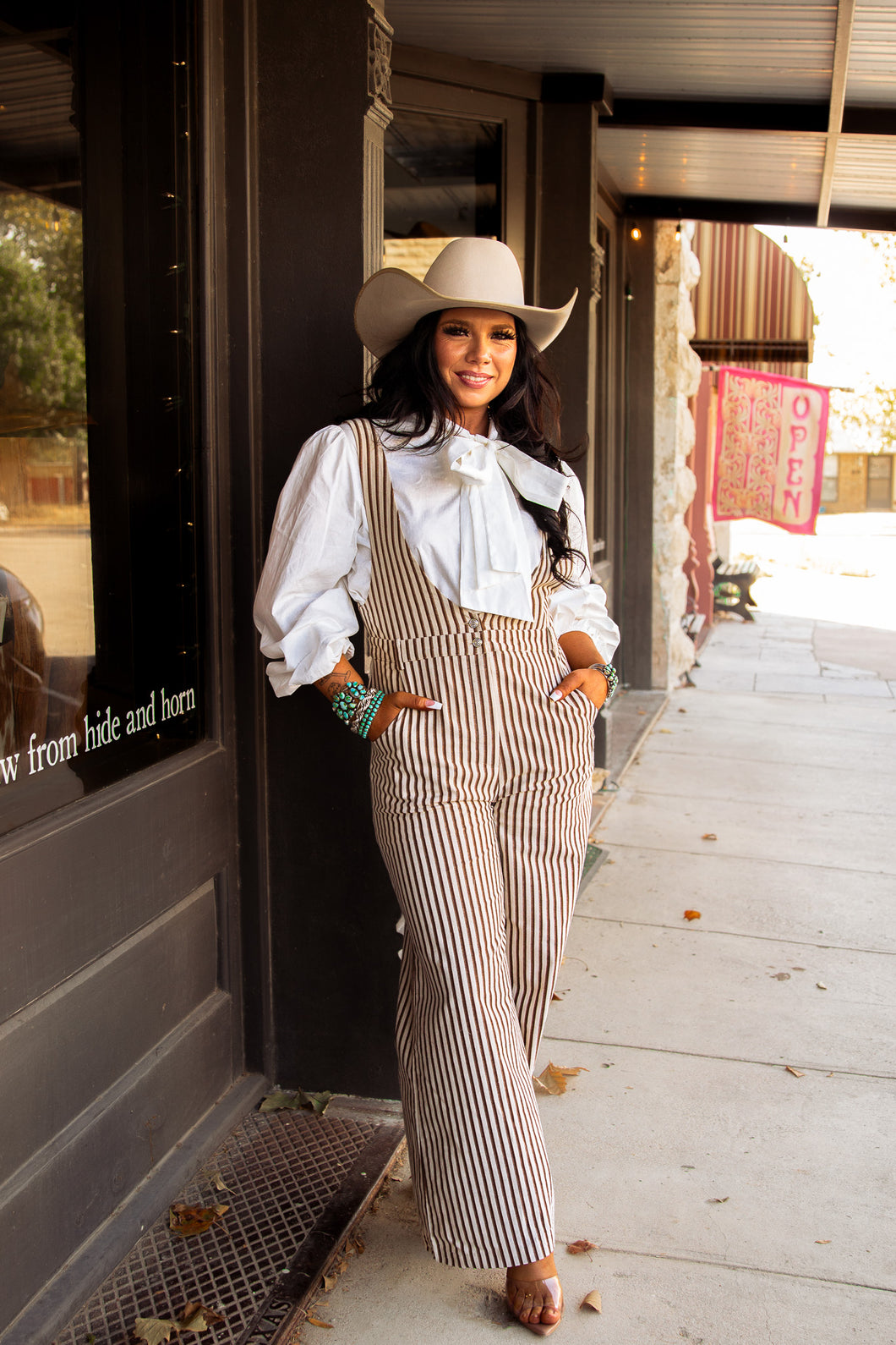 The Sagebrush Striped Jumpsuit