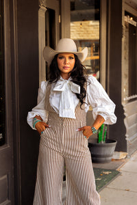 The Sagebrush Striped Jumpsuit