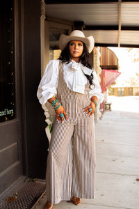 The Sagebrush Striped Jumpsuit