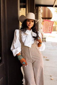 The Sagebrush Striped Jumpsuit
