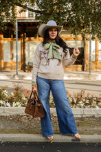 Load image into Gallery viewer, The Cowpony Crewneck in Cream
