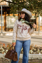 Load image into Gallery viewer, The Cowpony Crewneck in Cream
