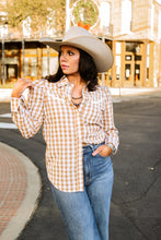 Load image into Gallery viewer, The Western Whimsy Top in Brown
