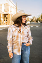 Load image into Gallery viewer, The Western Whimsy Top in Brown
