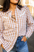 Load image into Gallery viewer, The Western Whimsy Top in Brown
