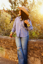 Load image into Gallery viewer, The Charis Top in Blue
