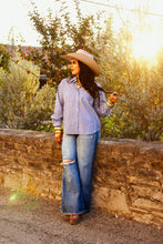 Load image into Gallery viewer, The Charis Top in Blue
