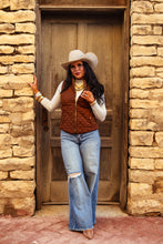 Load image into Gallery viewer, The Vaquera Vest in Dark Brown
