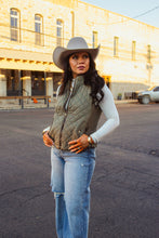 Load image into Gallery viewer, The Vaquera Vest in Olive Green
