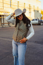 Load image into Gallery viewer, The Vaquera Vest in Olive Green
