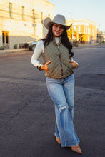 Load image into Gallery viewer, The Vaquera Vest in Olive Green
