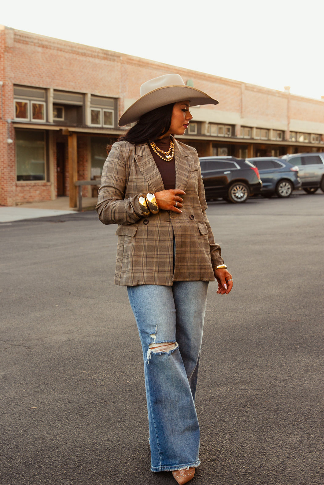 The Luxe Blazer in Khaki
