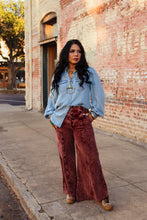 Load image into Gallery viewer, The Dusty Trails Pants in Wine
