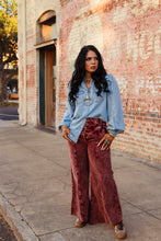 Load image into Gallery viewer, The Dusty Trails Pants in Wine
