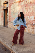 Load image into Gallery viewer, The Dusty Trails Pants in Wine

