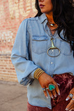 Load image into Gallery viewer, The Desperado Denim Top
