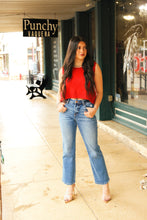Load image into Gallery viewer, The Beisel Tie Sweater in Red
