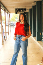 Load image into Gallery viewer, The Beisel Tie Sweater in Red
