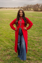 Load image into Gallery viewer, The Bellini Sweater Tunic in Red
