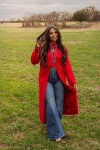 Load image into Gallery viewer, The Bellini Sweater Tunic in Red
