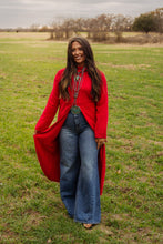 Load image into Gallery viewer, The Bellini Sweater Tunic in Red
