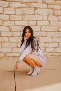 The Torryn Shorts in Lavender