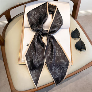 Black Bow Wide Twilly