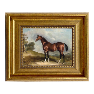 Portrait of Sultan in Landscape Painting
