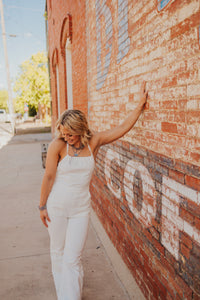 The Adelaide Jumpsuit in White