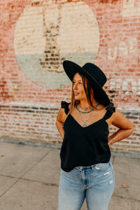 The Astrid Top In Black