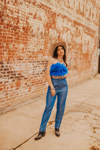 The Show Stopper Pants in Blue