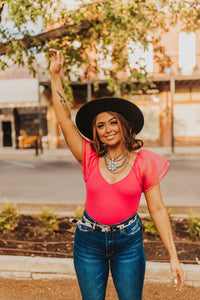 The Lexi Top in Fuchsia