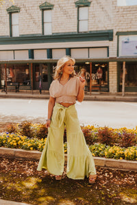 The Hali Pants in Lime