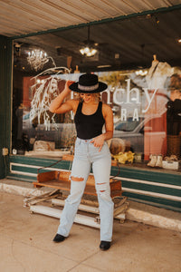 The Liz Bodysuit in Black