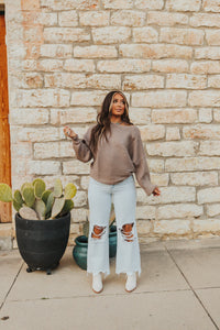 The Eve Sweater in Mocha